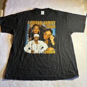Vintage Ladies First Tour 2004 Shirt Beyonce Missy Elliott Alicia Keys XL Rap